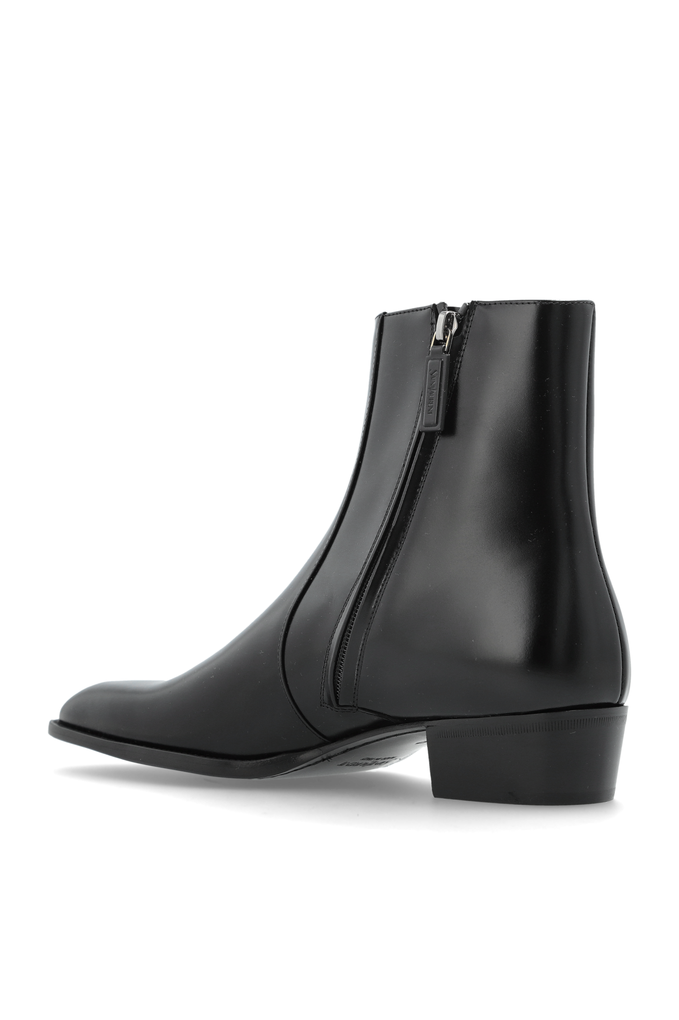 Schwarz Lederstiefeletten „Roman“ Saint Laurent - Vitkac Germany